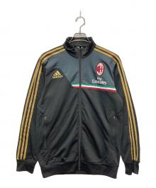 adidas（アディダス）の古着「トラックジャケット ACミラン」｜ブラック×ゴールド