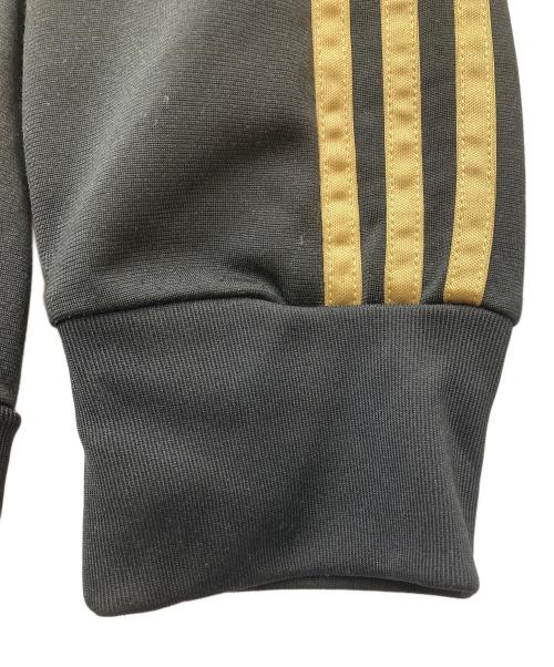 adidas（アディダス）adidas (アディダス) トラックジャケット ACミラン ブラック×ゴールド サイズ:Lの古着・服飾アイテム