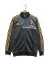 adidas（アディダス）の古着「トラックジャケット ACミラン」｜ブラック×ゴールド