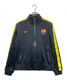 NIKE（ナイキ）の古着「トラックジャケット FCバルセロナ」｜ブラック×イエロー