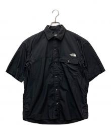 THE NORTH FACE（ザ ノース フェイス）の古着「S/S Nuptse Shirt」｜ブラック