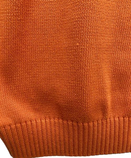 NAUTICA（ノーティカ）NAUTICA (ノーティカ) 厚手ニットブルゾン オレンジ サイズ:Mの古着・服飾アイテム