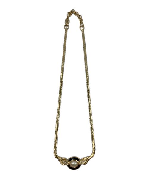 Grosse（グロッセ）Grosse (グロッセ) フェイクパールトップネックレス ゴールドカラーの古着・服飾アイテム