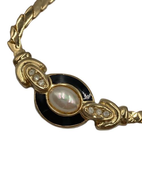 Grosse（グロッセ）Grosse (グロッセ) フェイクパールトップネックレス ゴールドカラーの古着・服飾アイテム