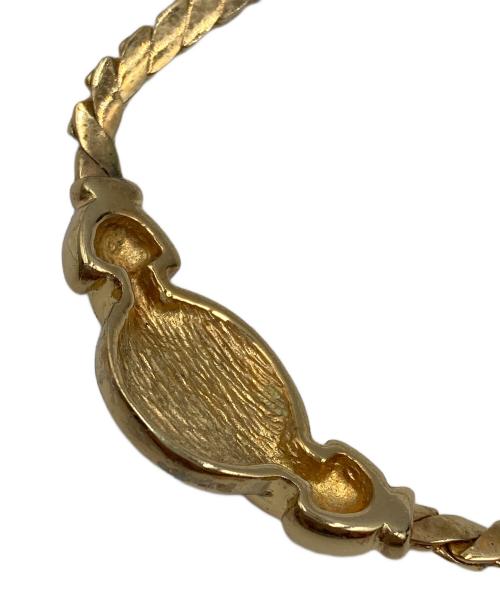 Grosse（グロッセ）Grosse (グロッセ) フェイクパールトップネックレス ゴールドカラーの古着・服飾アイテム