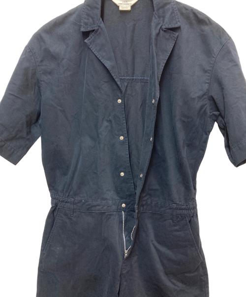 ZARA（ザラ）ZARA (ザラ) ジャンプスーツ ネイビー サイズ:Lの古着・服飾アイテム