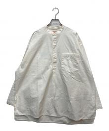 HINSON（ヒンソン）の古着「ロング丈プルオーバーシャツ」｜アイボリー