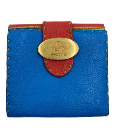 中古・古着通販】FENDI (フェンディ) Wホック財布 セレリア マルチ