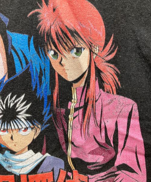 幽遊白書（ユウユウハクショ）幽遊白書 (ユウユウハクショ) アニメプリントTシャツ ブラック サイズ:Mの古着・服飾アイテム