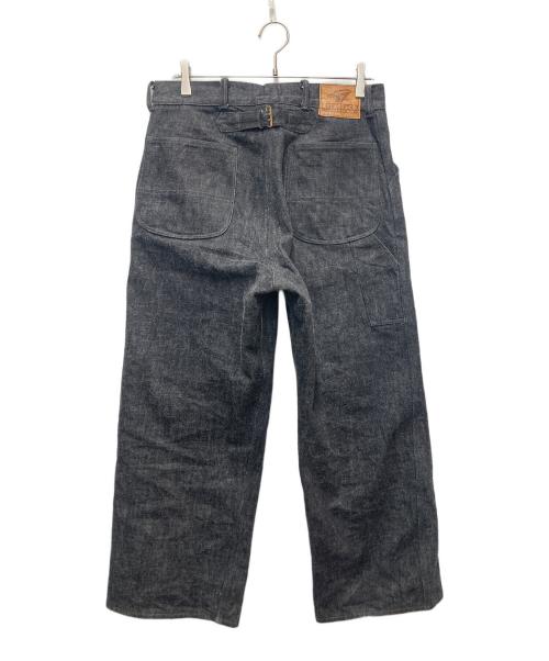 ATLAST & CO（アットラスト）ATLAST & CO (アットラスト) シンチバックリジットデニムパンツ ブラック サイズ:W32の古着・服飾アイテム