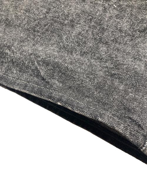 ATLAST & CO（アットラスト）ATLAST & CO (アットラスト) シンチバックリジットデニムパンツ ブラック サイズ:W32の古着・服飾アイテム