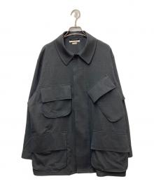 BLURHMS（ブラームス）の古着「Wool Voile Beacon Jacket」｜ブラック