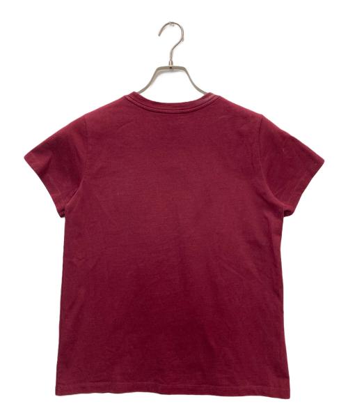 A.P.C.（アーペーセー）A.P.C. (アーペーセー) ロゴ刺繍Tシャツ レッド サイズ:Mの古着・服飾アイテム