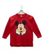sherry's bestシェリーズベスト）の古着「ミッキーマウスプリントスウェット」｜レッド