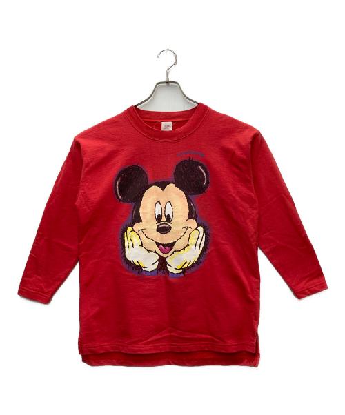 sherry's best（シェリーズベスト）sherry's best (シェリーズベスト) ミッキーマウスプリントスウェット レッド サイズ:Mの古着・服飾アイテム