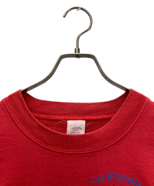 sherry's best（シェリーズベスト）sherry's best (シェリーズベスト) ミッキーマウスプリントスウェット レッド サイズ:Mの古着・服飾アイテム