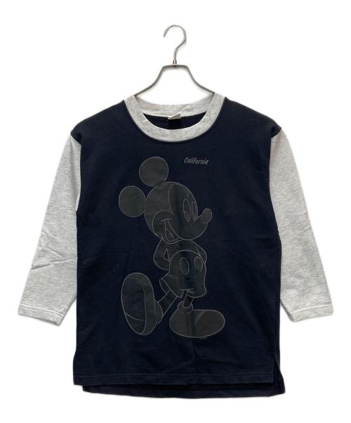 sherry's best（シェリーズベスト）sherry's best (シェリーズベスト) ミッキーマウスプリントスウェット ブラック×ホワイト サイズ:Mの古着・服飾アイテム