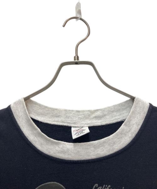 sherry's best（シェリーズベスト）sherry's best (シェリーズベスト) ミッキーマウスプリントスウェット ブラック×ホワイト サイズ:Mの古着・服飾アイテム