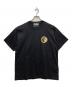 VERSACE JEANS COUTURE（ヴェルサーチ ジーンズクチュール）の古着「ロゴプリントTシャツ」｜ブラック