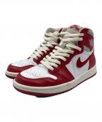 NIKEナイキ）の古着「WMNS AIR JORDAN 1 RETRO HIGH OG」｜レッド×ホワイト