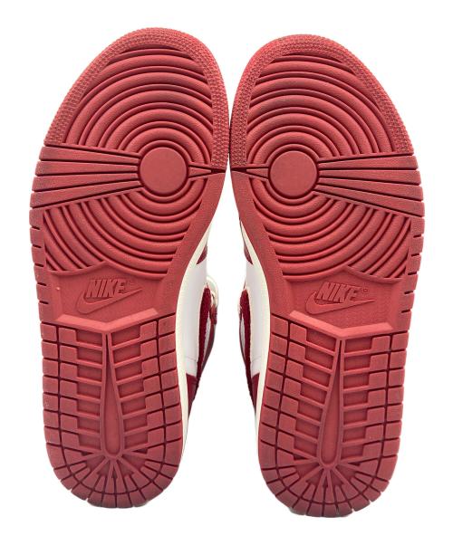 NIKE（ナイキ）NIKE (ナイキ) WMNS AIR JORDAN 1 RETRO HIGH OG レッド×ホワイト サイズ:US10.5の古着・服飾アイテム