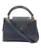 LOUIS VUITTONルイ ヴィトン）の古着「トリヨン カプシーヌMM」｜ブラック