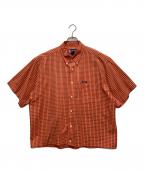 CHAPS RALPH LAURENチャップス ラルフローレン）の古着「半袖BDシャツ」｜オレンジ