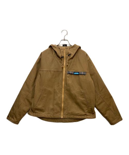 KAVU（カブー）KAVU (カブー) フーデッドバッファロージャケット ブラウン サイズ:MEDIUMの古着・服飾アイテム