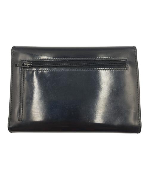 GUCCI（グッチ）GUCCI (グッチ) エンボスGロゴ3つ折り財布 ブラックの古着・服飾アイテム