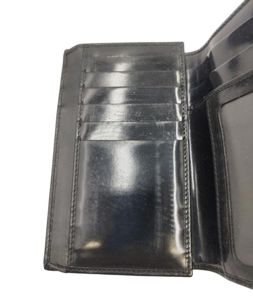 GUCCI（グッチ）GUCCI (グッチ) エンボスGロゴ3つ折り財布 ブラックの古着・服飾アイテム