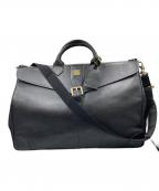 MCMエムシーエム）の古着「2WAYボストンバッグ」｜ブラック