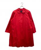 Burberry'sバーバリー）の古着「ライナー付ステンカラーコート」｜レッド×ネイビー