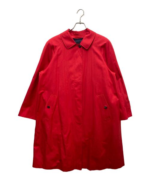 Burberry's（バーバリー）Burberry's (バーバリーズ) ライナー付ステンカラーコート レッド×ネイビー サイズ:9ARの古着・服飾アイテム