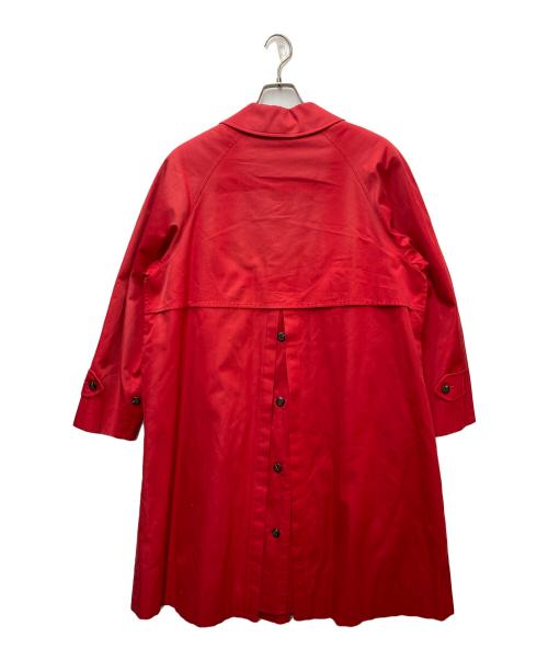 Burberry's（バーバリー）Burberry's (バーバリーズ) ライナー付ステンカラーコート レッド×ネイビー サイズ:9ARの古着・服飾アイテム