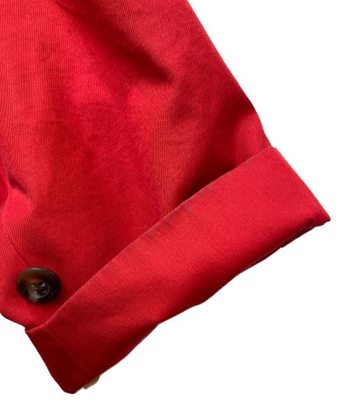 Burberry's（バーバリー）Burberry's (バーバリーズ) ライナー付ステンカラーコート レッド×ネイビー サイズ:9ARの古着・服飾アイテム