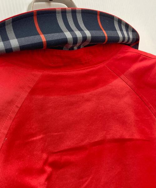 Burberry's（バーバリー）Burberry's (バーバリーズ) ライナー付ステンカラーコート レッド×ネイビー サイズ:9ARの古着・服飾アイテム