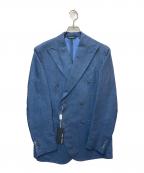 AD56エーディーチンクワンタセイ）の古着「ダブルテーラードジャケット」｜ブルー