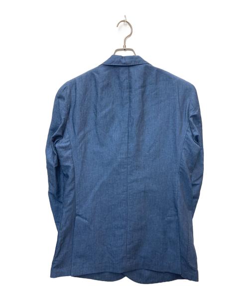 AD56（エーディーチンクワンタセイ）AD56 (エーディーチンクワンタセイ) ダブルテーラードジャケット ブルー サイズ:48 未使用品の古着・服飾アイテム