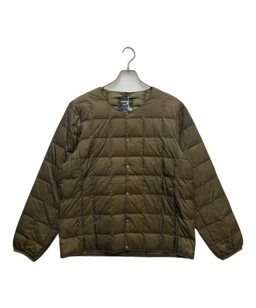 TAION（タイオン）TAION (タイオン) GRAMICCI (グラミチ) TAION INNER DOWN JACKET （タイオン インナー ダウンジャケット ） カーキ サイズ:XL 未使用品の古着・服飾アイテム