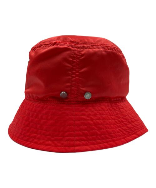 CVTVLIST（カタリスト）CVTVLIST (カタリスト) NYLON BUCKET HAT レッド サイズ:Fの古着・服飾アイテム