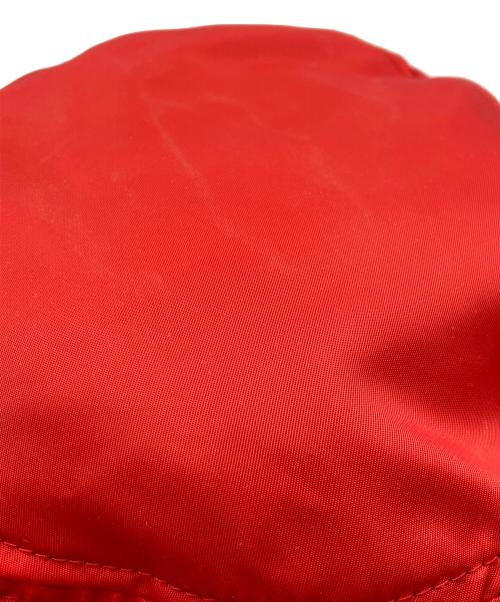 CVTVLIST（カタリスト）CVTVLIST (カタリスト) NYLON BUCKET HAT レッド サイズ:Fの古着・服飾アイテム