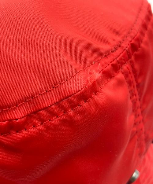 CVTVLIST（カタリスト）CVTVLIST (カタリスト) NYLON BUCKET HAT レッド サイズ:Fの古着・服飾アイテム