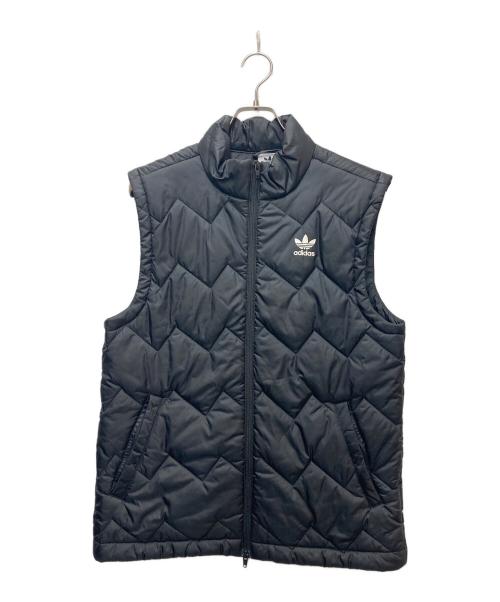 adidas（アディダス）adidas (アディダス) Superstar Puffy Vest（スーパースターパフィーベスト） ブラック サイズ:０の古着・服飾アイテム
