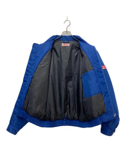 SIMPSON（シンプソン）SIMPSON (シンプソン) 中綿ジャケット ブルー サイズ:Lの古着・服飾アイテム