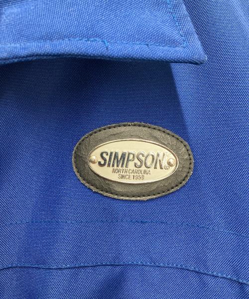 SIMPSON（シンプソン）SIMPSON (シンプソン) 中綿ジャケット ブルー サイズ:Lの古着・服飾アイテム