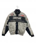 SIMPSONシンプソン）の古着「ライナー付中綿ジャケット」｜グレー