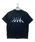 MONKEY TIME×THE BEATLESモンキータイム×ビートルズ）の古着「THE BEATLESプリントTシャツ」｜ブラック
