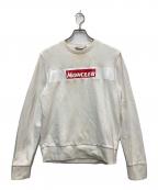 MONCLERモンクレール）の古着「ボックスロゴスウェット」｜ホワイト