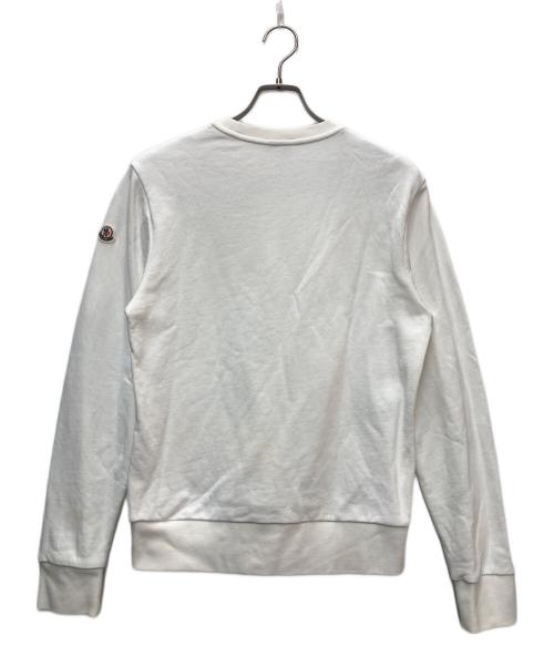 MONCLER（モンクレール）MONCLER (モンクレール) ボックスロゴスウェット ホワイト サイズ:Sの古着・服飾アイテム