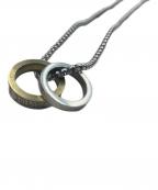 DIESELディーゼル）の古着「ダブルリングトップネックレス」